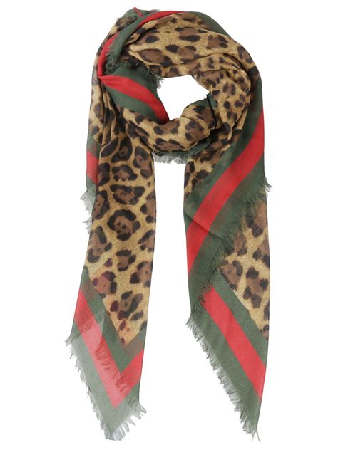 gucci scarf leopard print|gucci winter scarf women.